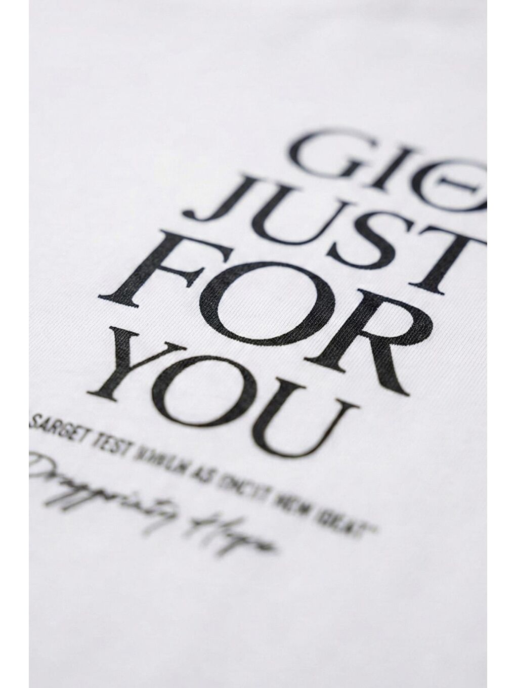 Giotelli Beyaz Standart Fit %100 Pamuklu Bisiklet Yaka Tişört-2