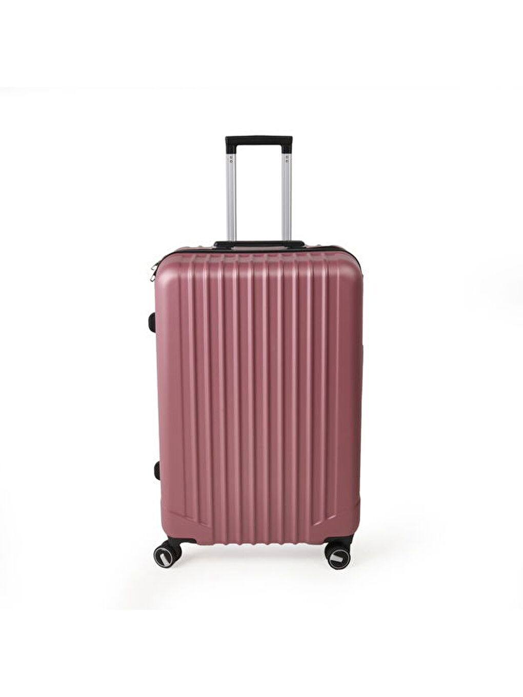 Pembe Travel Line Büyük Boy ABS Valiz - Gülkurusu - 76x52x30 cm