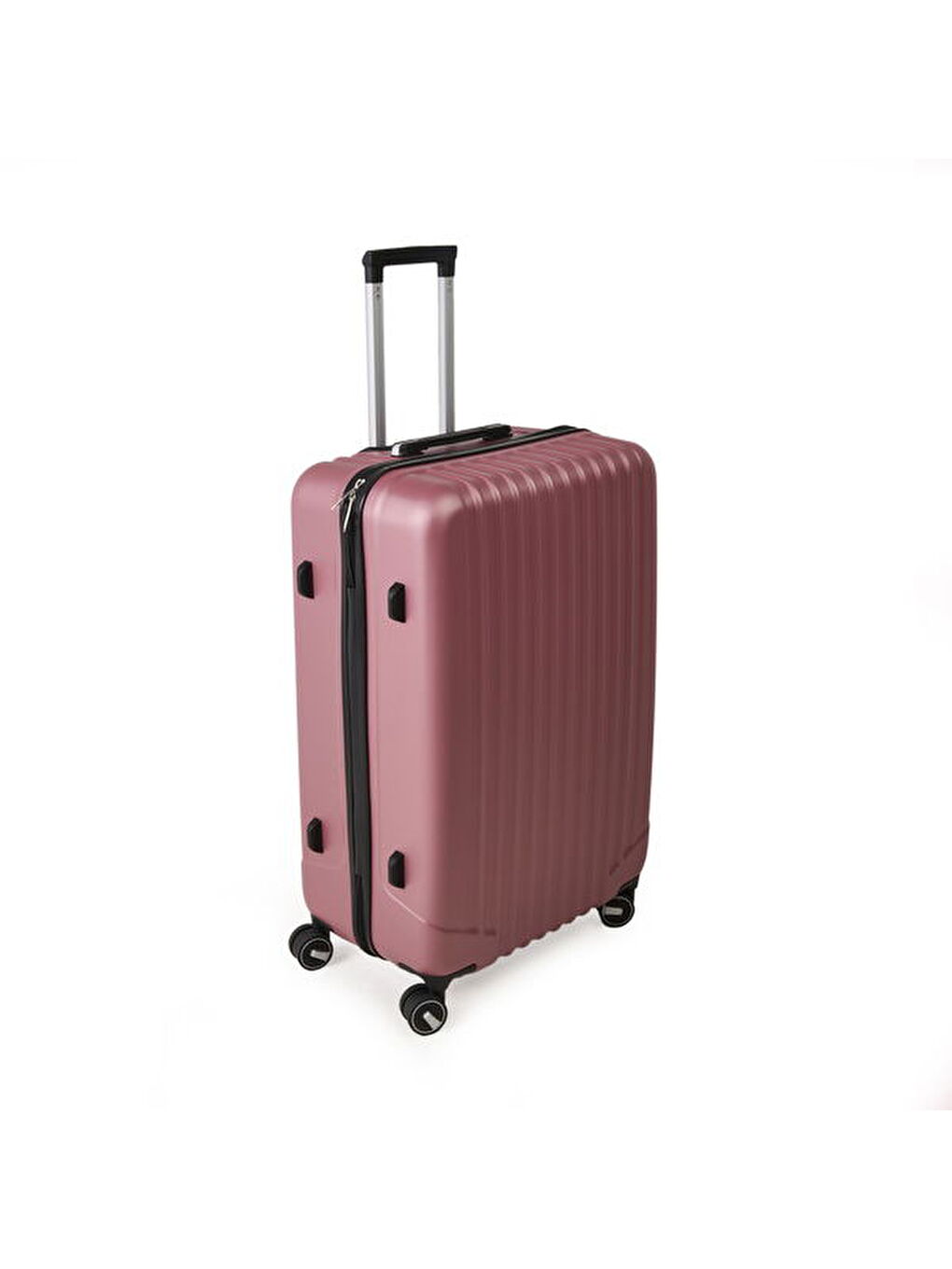 Pembe Travel Line Büyük Boy ABS Valiz - Gülkurusu - 76x52x30 cm-2