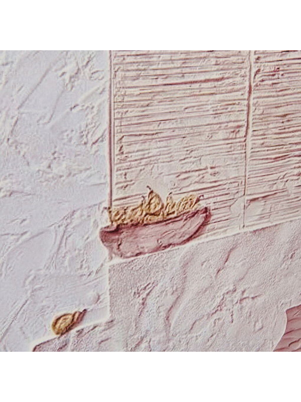 Deco Palm Breeze Kanvas Tablo - Bej - 90x60 cm-1