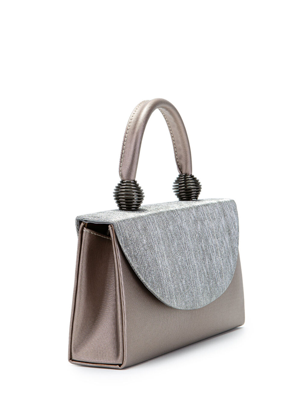 Bej Sim Dokulu Mandy Abiye El Çantası Vizon-1