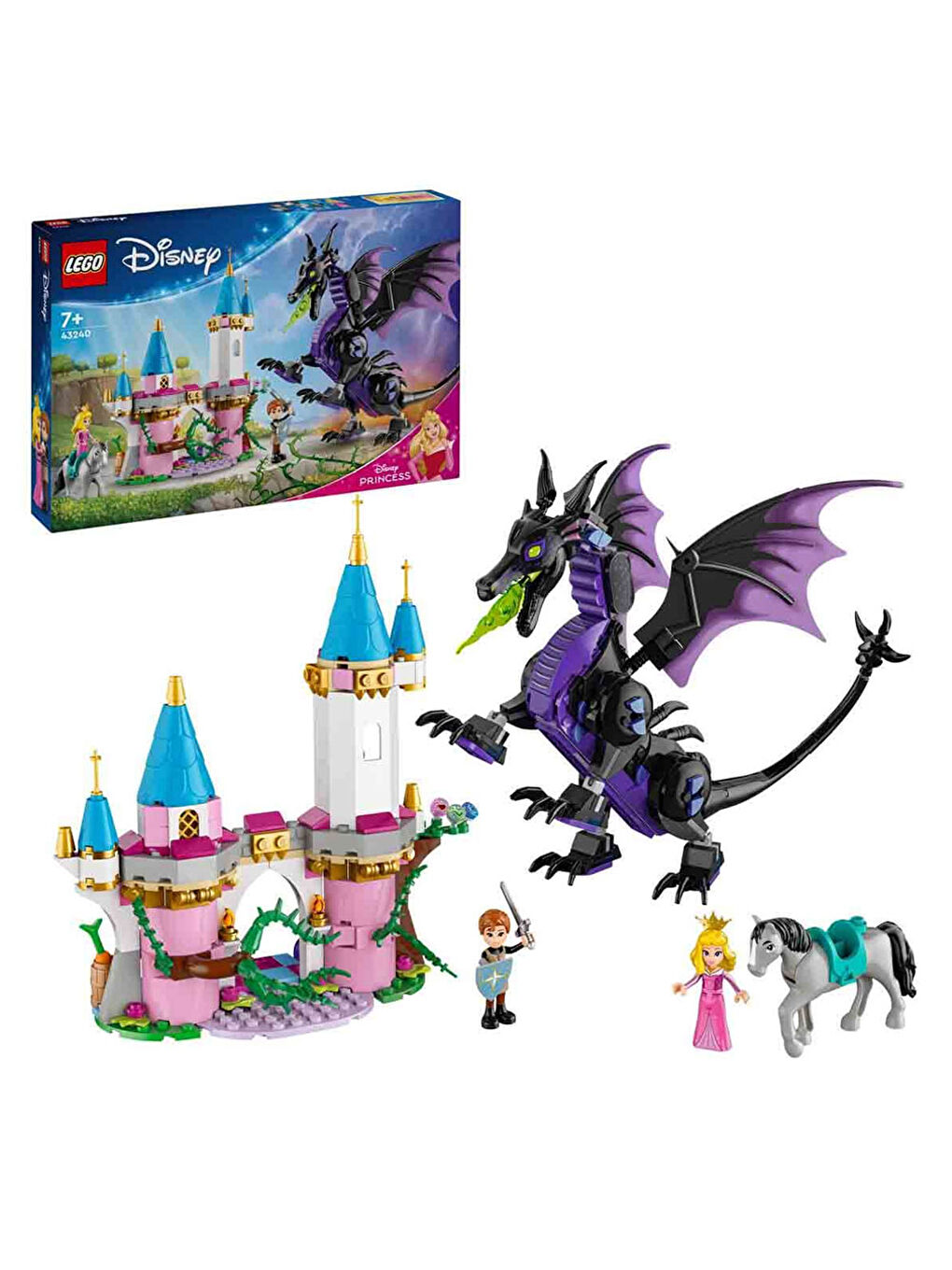 Lego Renksiz Disney Princess Malefiz in Ejderha Formu 43240