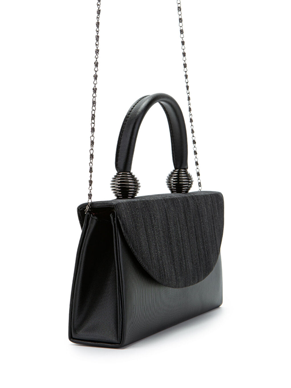 Sim Dokulu Mandy Abiye El Çantası Siyah-2