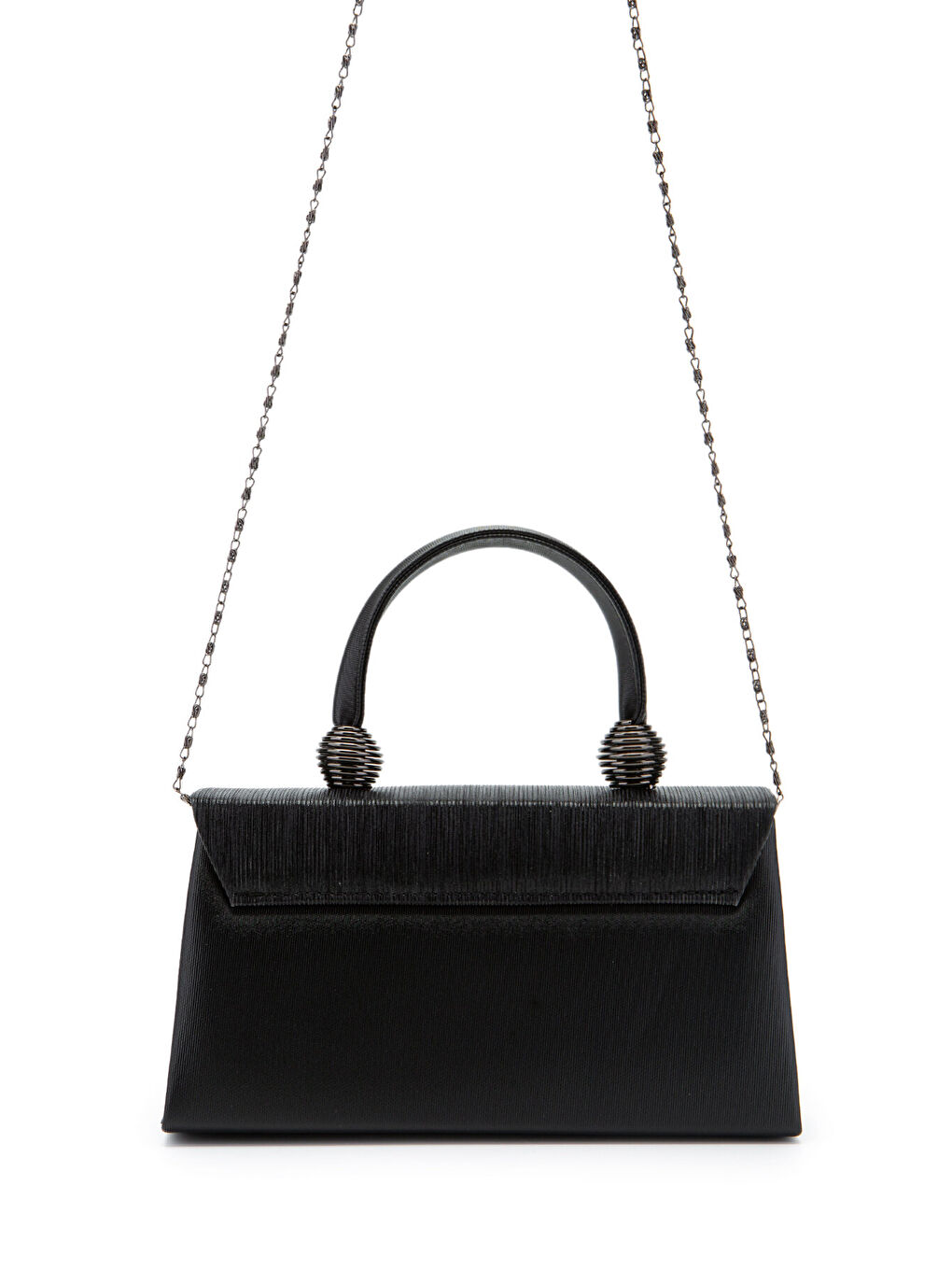 Sim Dokulu Mandy Abiye El Çantası Siyah-4