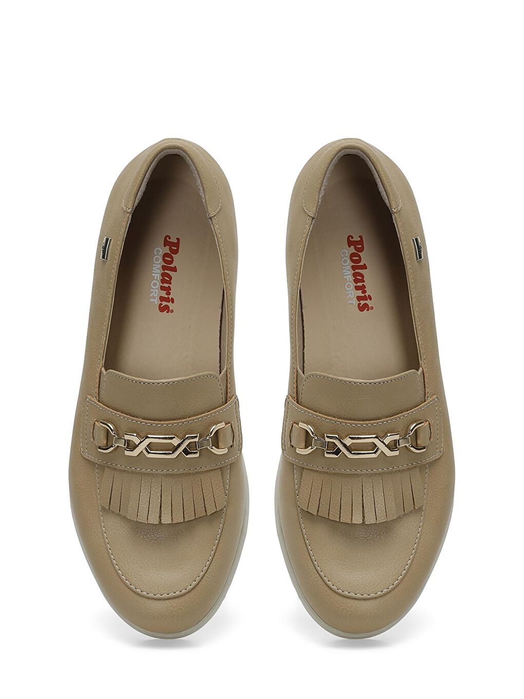 Kahverengi 166010.Z4FX Camel Kadın Loafer-3