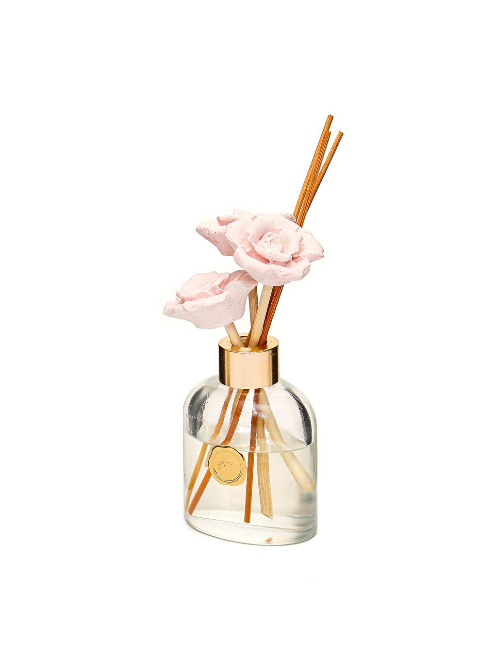 Sevgililer Günü 130 ml Pembe Gül Taş Çubuklu Rosewood Oda Kokusu-1