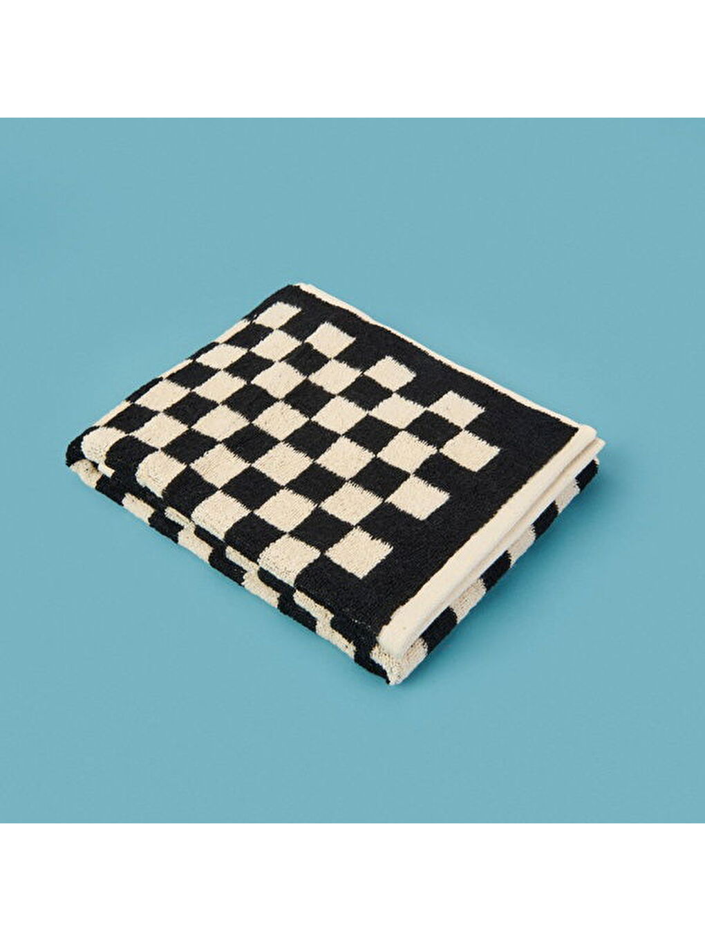 Lila Soft Elena Yüz Havlusu - Ekru / Siyah - 50x90 cm-4