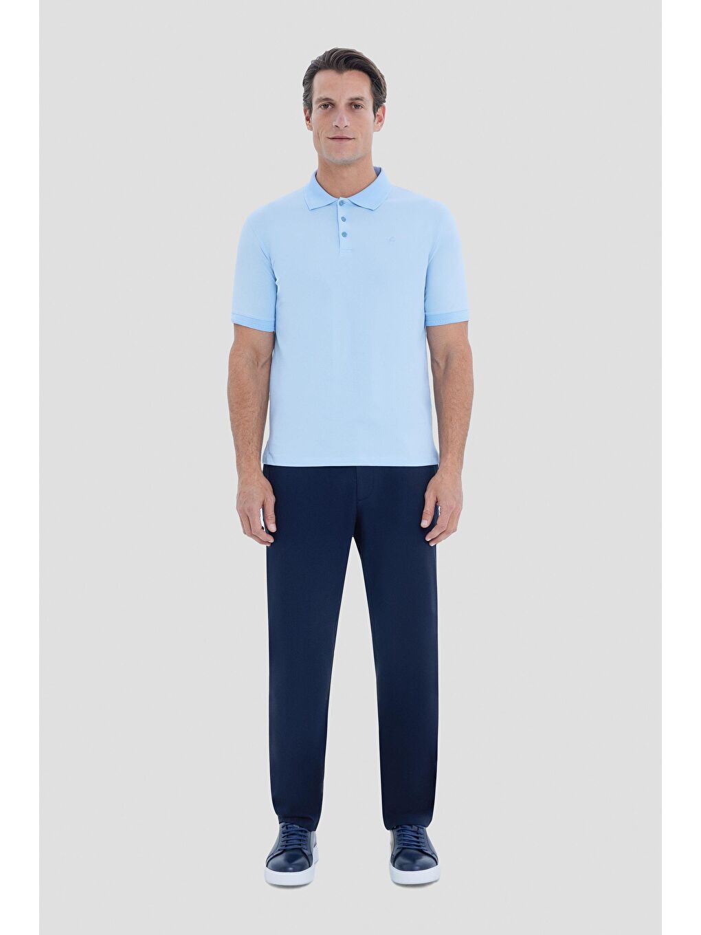 Mavi Regular Fit Basic Polo Yaka Tişört-1
