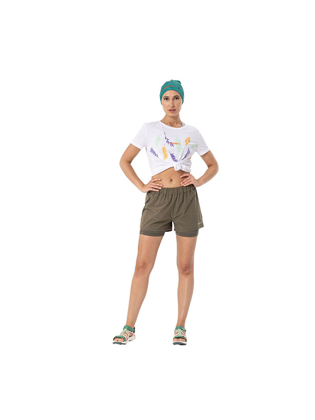 Tia Kadın Beyaz Tişört-1