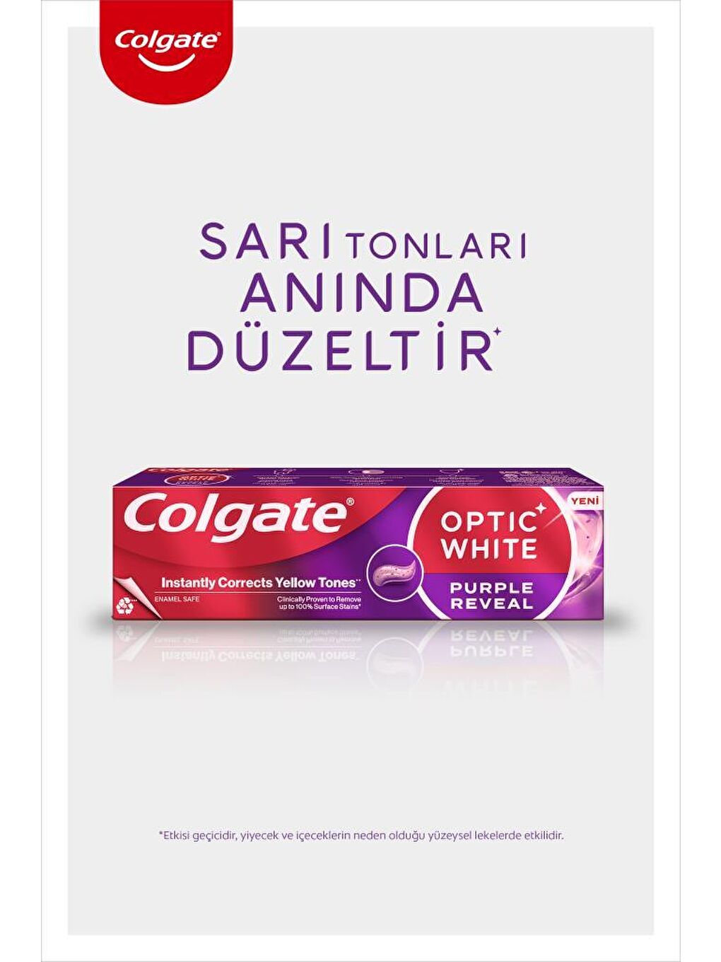 Colgate Renksiz Optic White Purple Reveal Beyazlatıcı Diş Macunu 75 Ml - 1