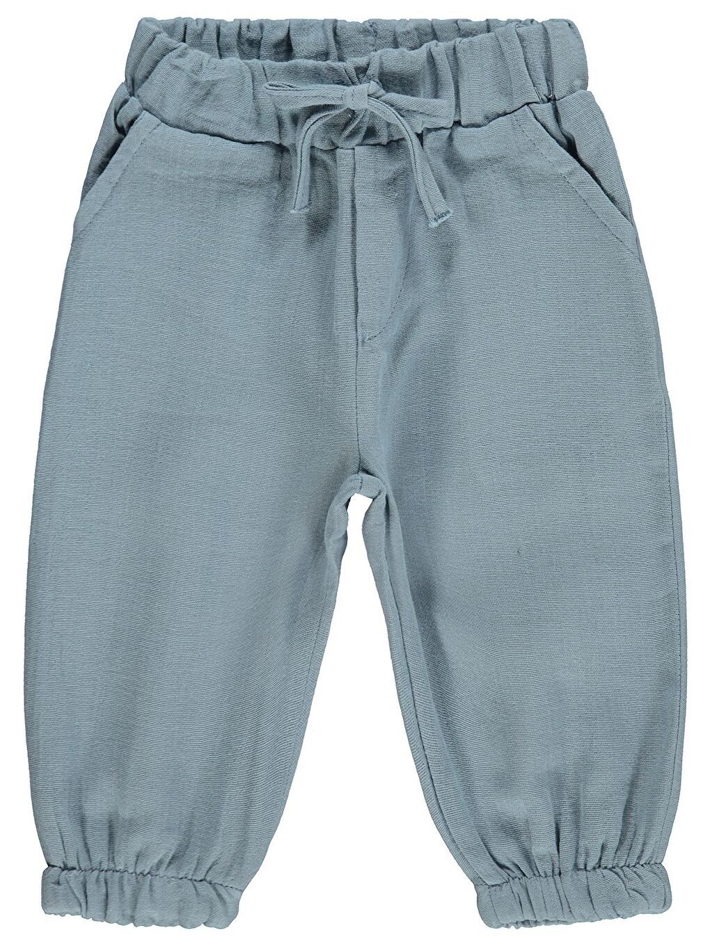 Baby Müslin 6-18 Ay Pantolon - Mavi 9-12 Ay