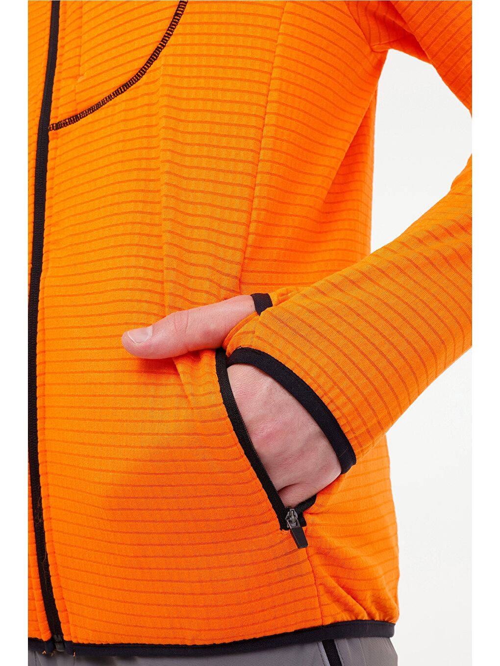 ML HAUF 18C-OD1002 4PR Turuncu Erkek Eşofman Üstü-4