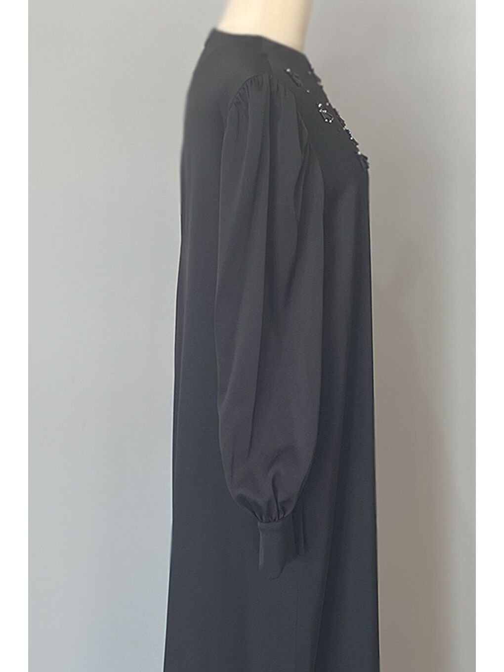 Taş Detaylı Elbise 2016 Siyah-1