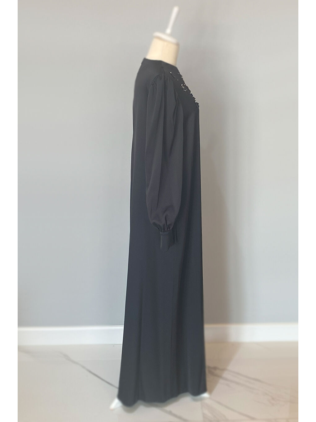 Taş Detaylı Elbise 2016 Siyah-2