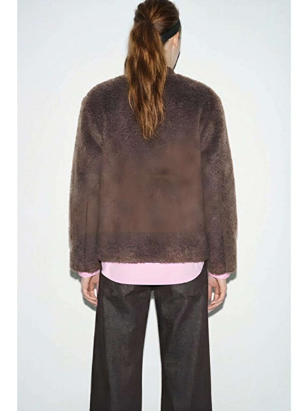 Kahverengi Soft Kürk Ceket Kahve-3