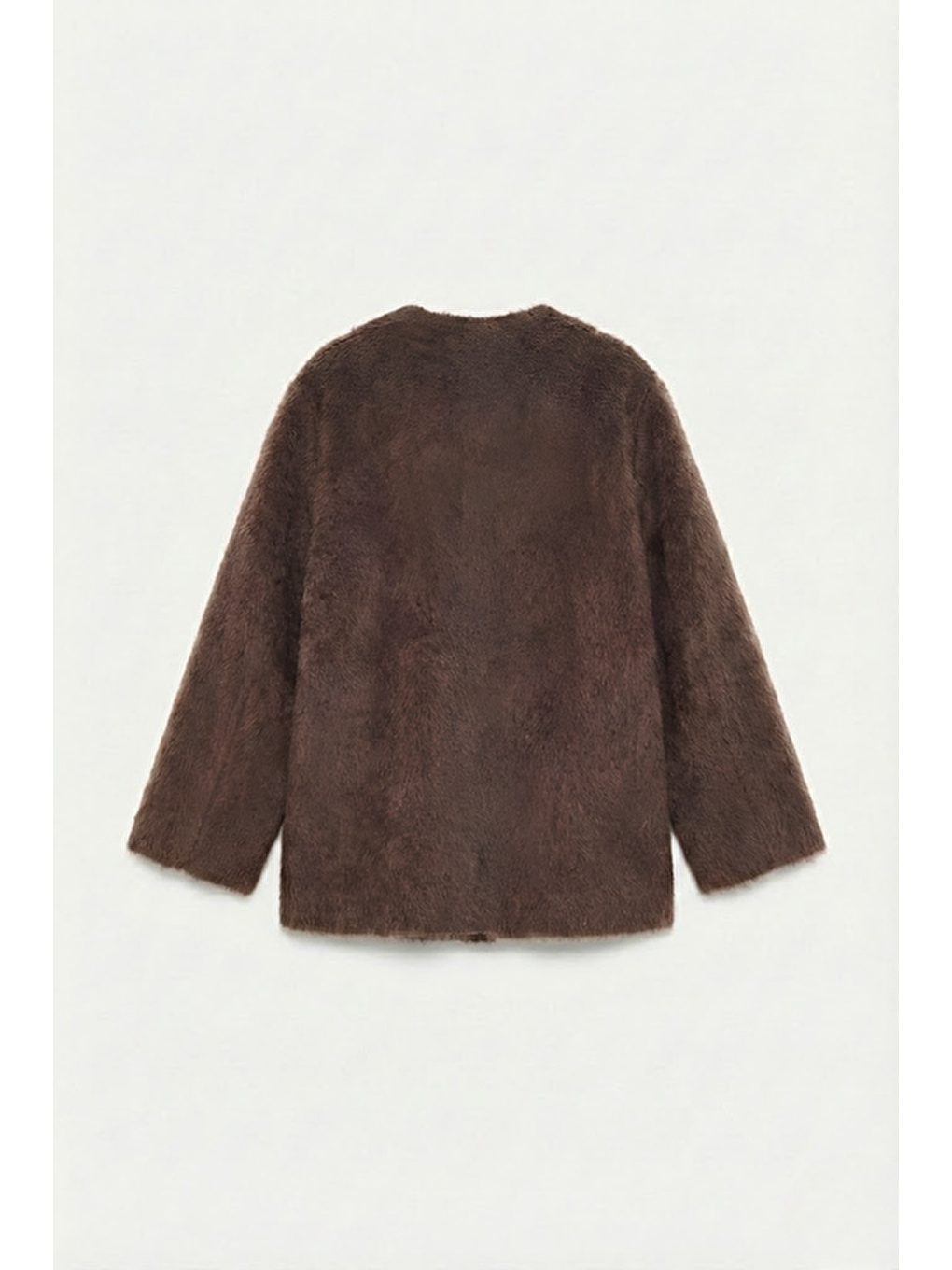 Kahverengi Soft Kürk Ceket Kahve-4