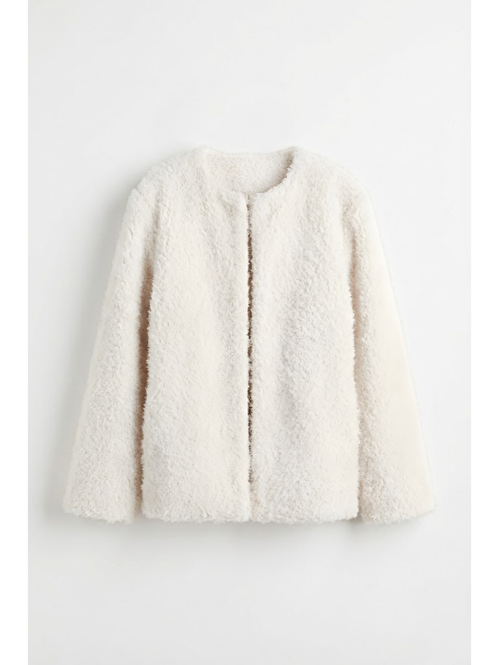 Soft Kürk Ceket Ekru-3