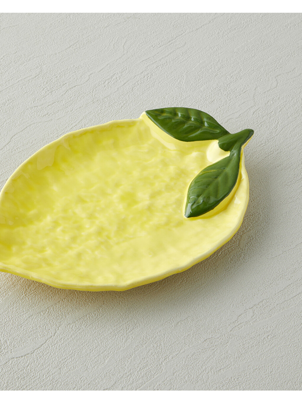 Lemonella Seramik Kayık Tabak 22x15x3 Cm Sarı-2