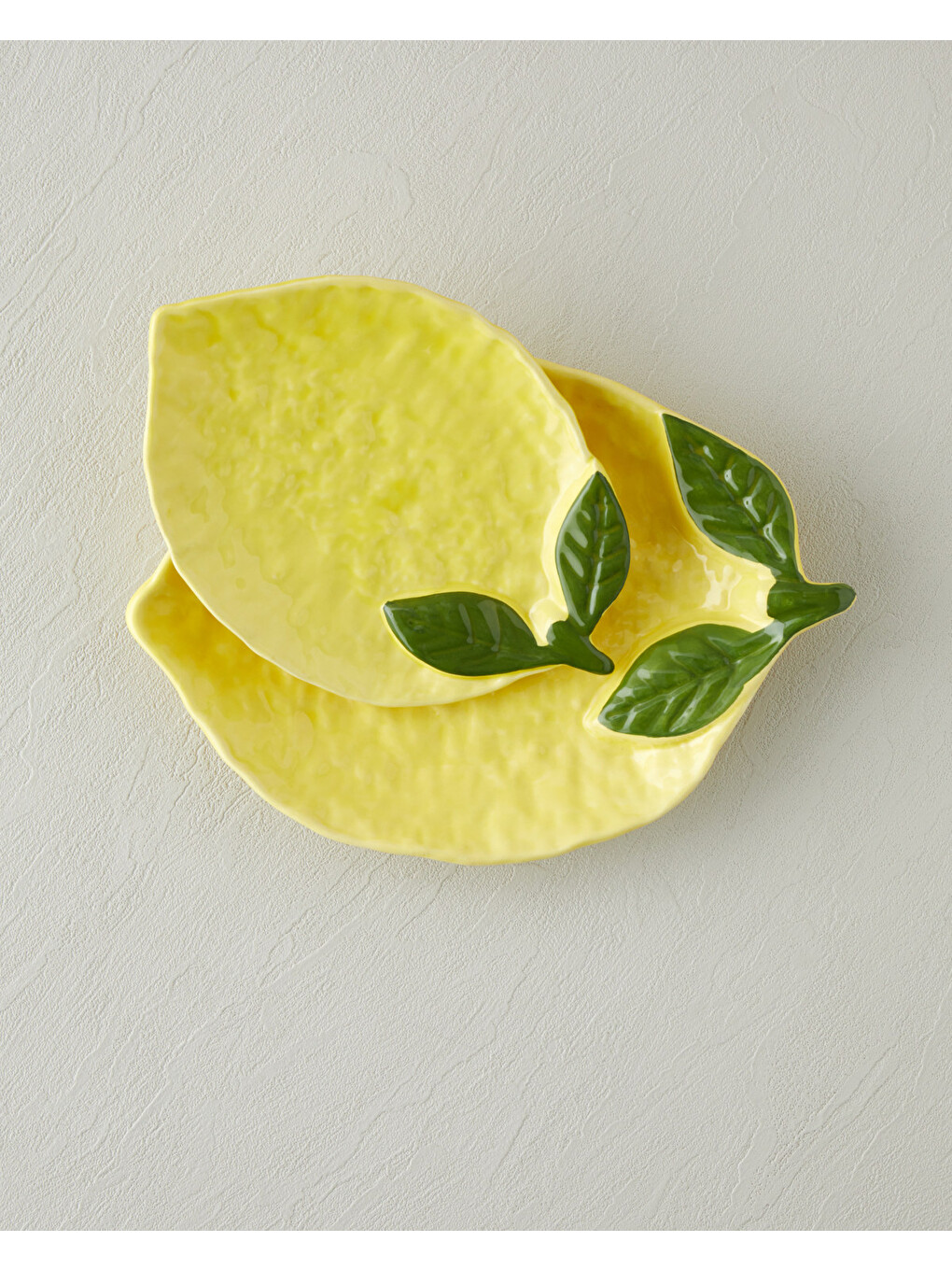 Lemonella Seramik Kayık Tabak 22x15x3 Cm Sarı-3