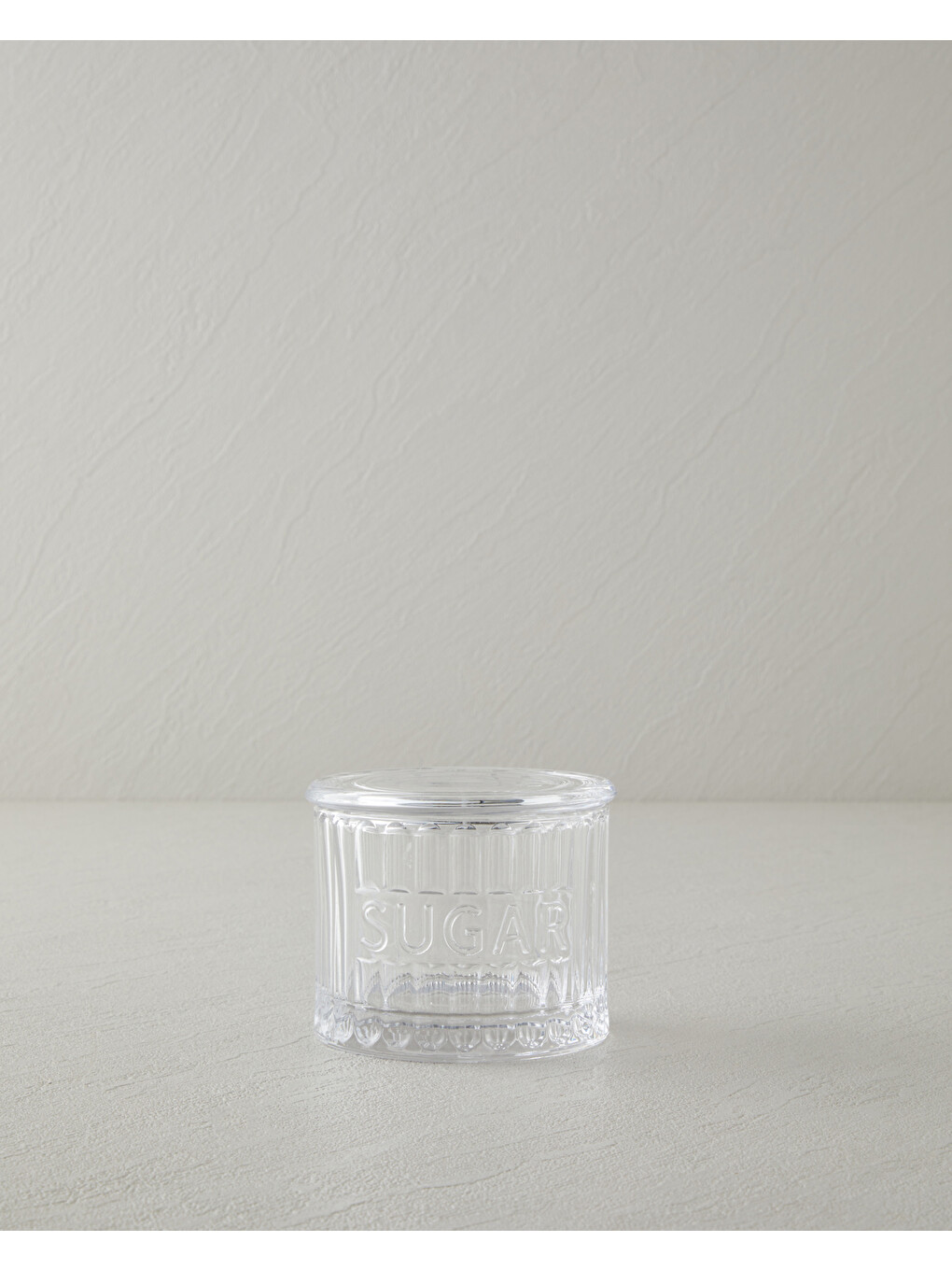 Renksiz Serene Calm Cam Şekerlik 9x9,5x7,5 Cm Şeffaf
