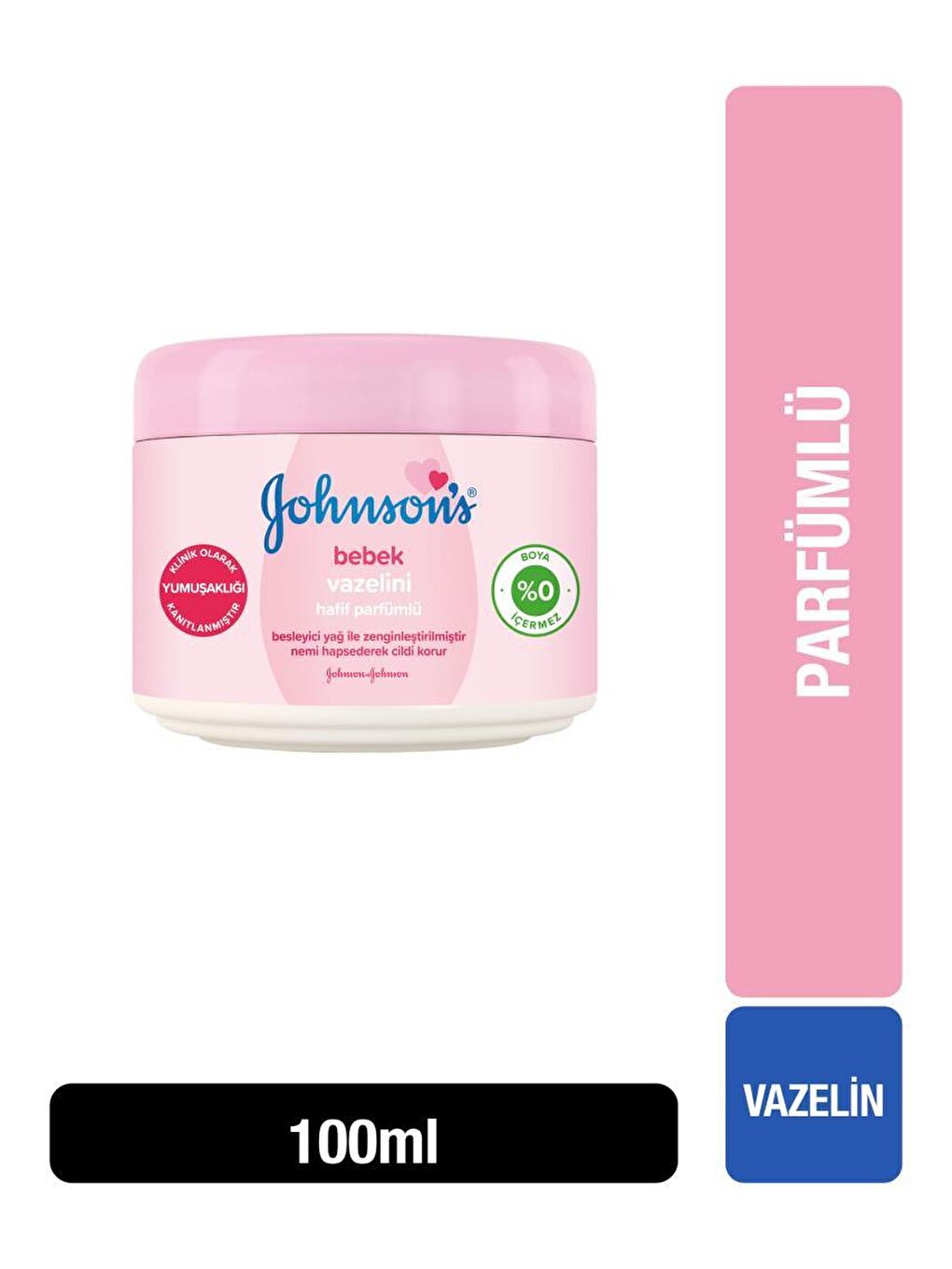 JOHNSON'S Renksiz Normal Vazelin 100 ml