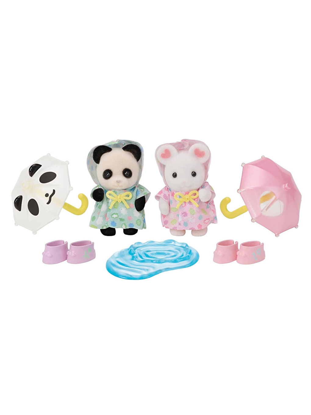 Sylvanian Families Renksiz Anaokulu Arkadaşları Yağmurlu Gün İkilisi 5748