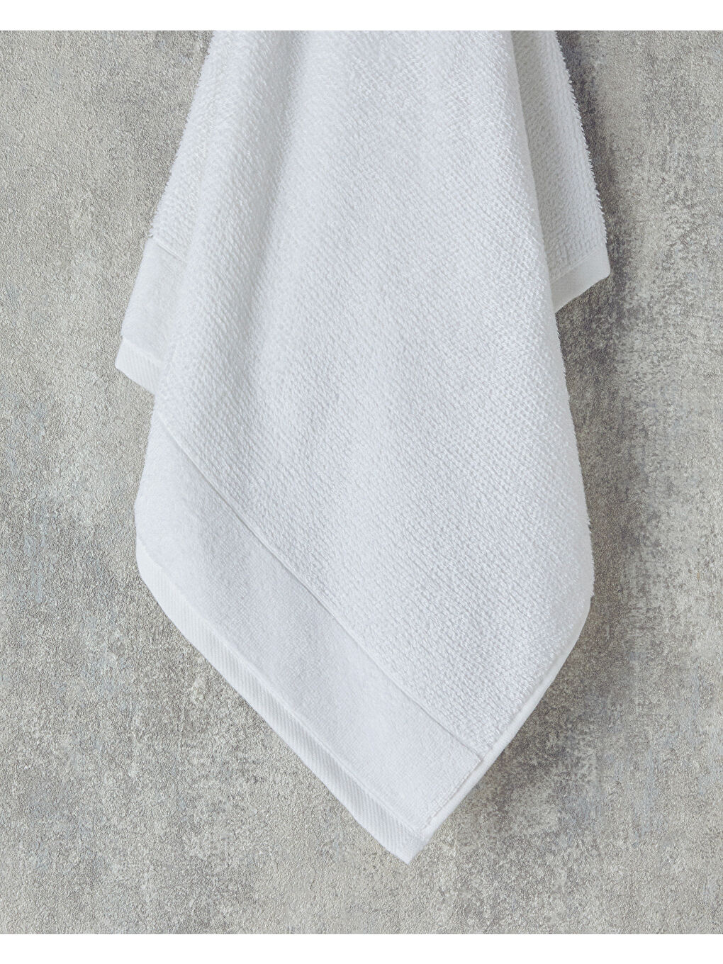 Melinda Bambu Yüz Havlusu Beyaz-1