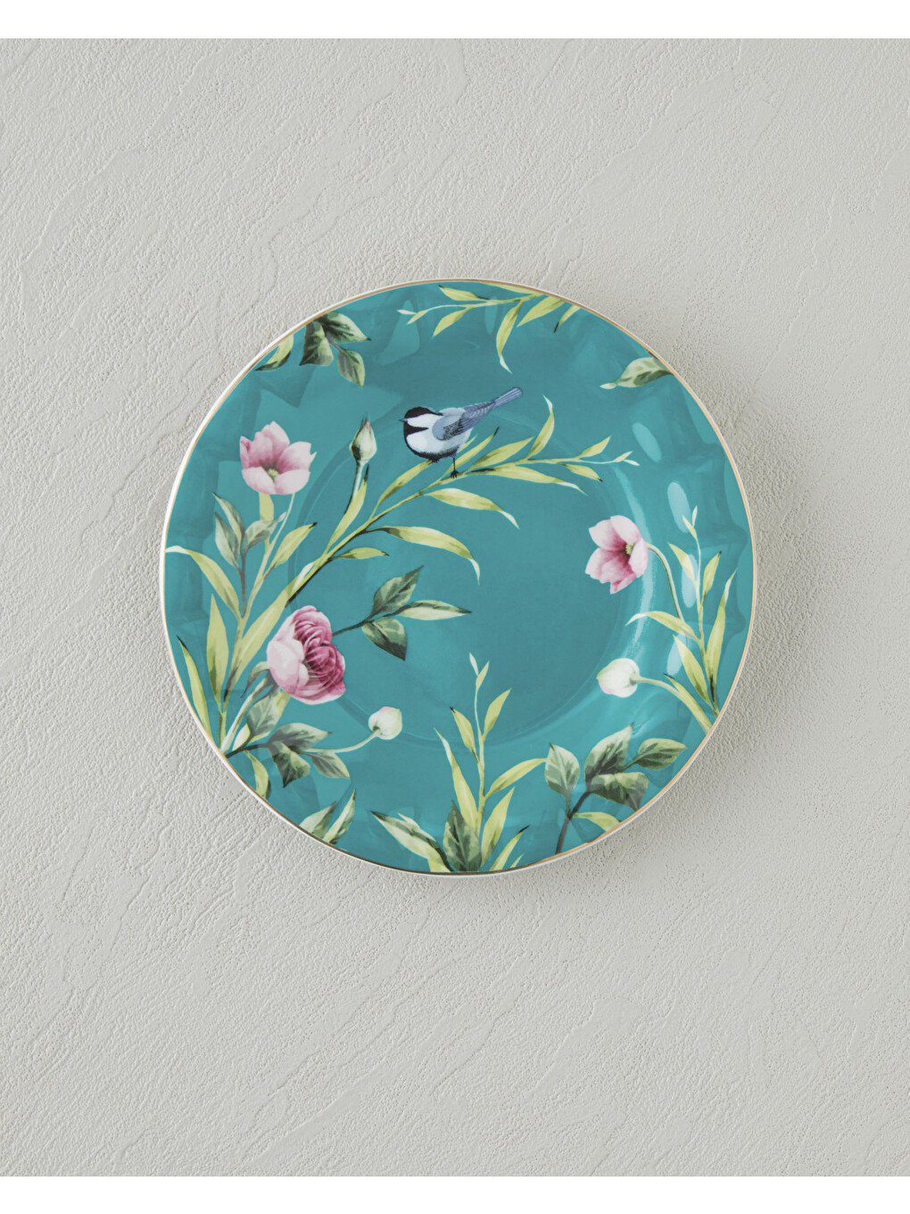 Vanilla New Bone China Pasta Tabağı 16 Cm Turkuaz-1