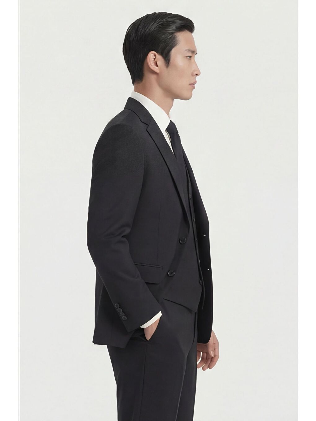 Siyah Klasik Takım Elbise-3