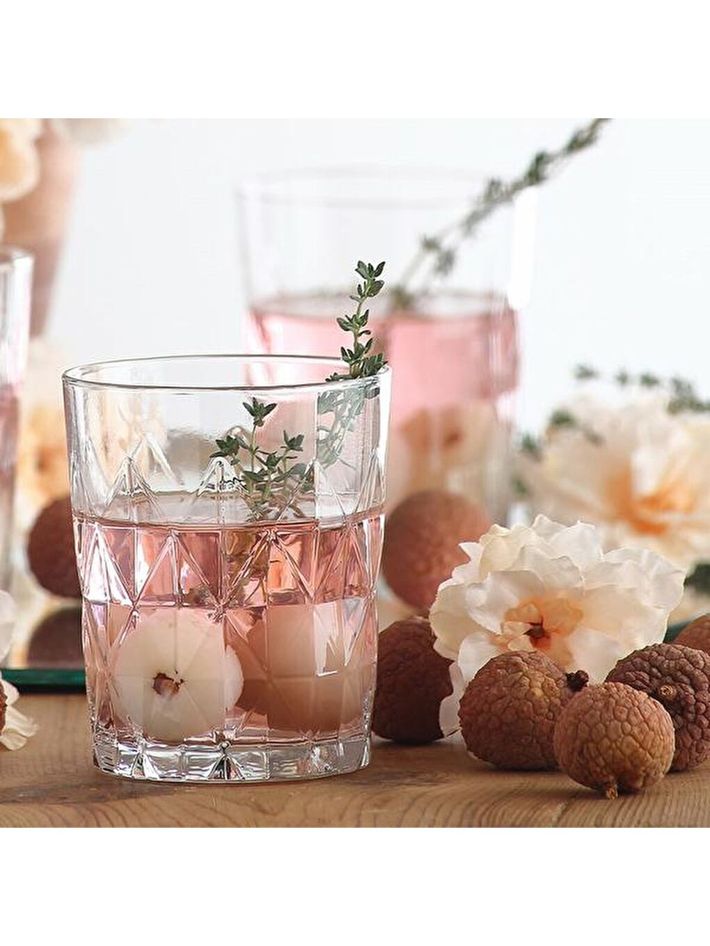 Renksiz Keops 3'lü Bardak - 345 ml