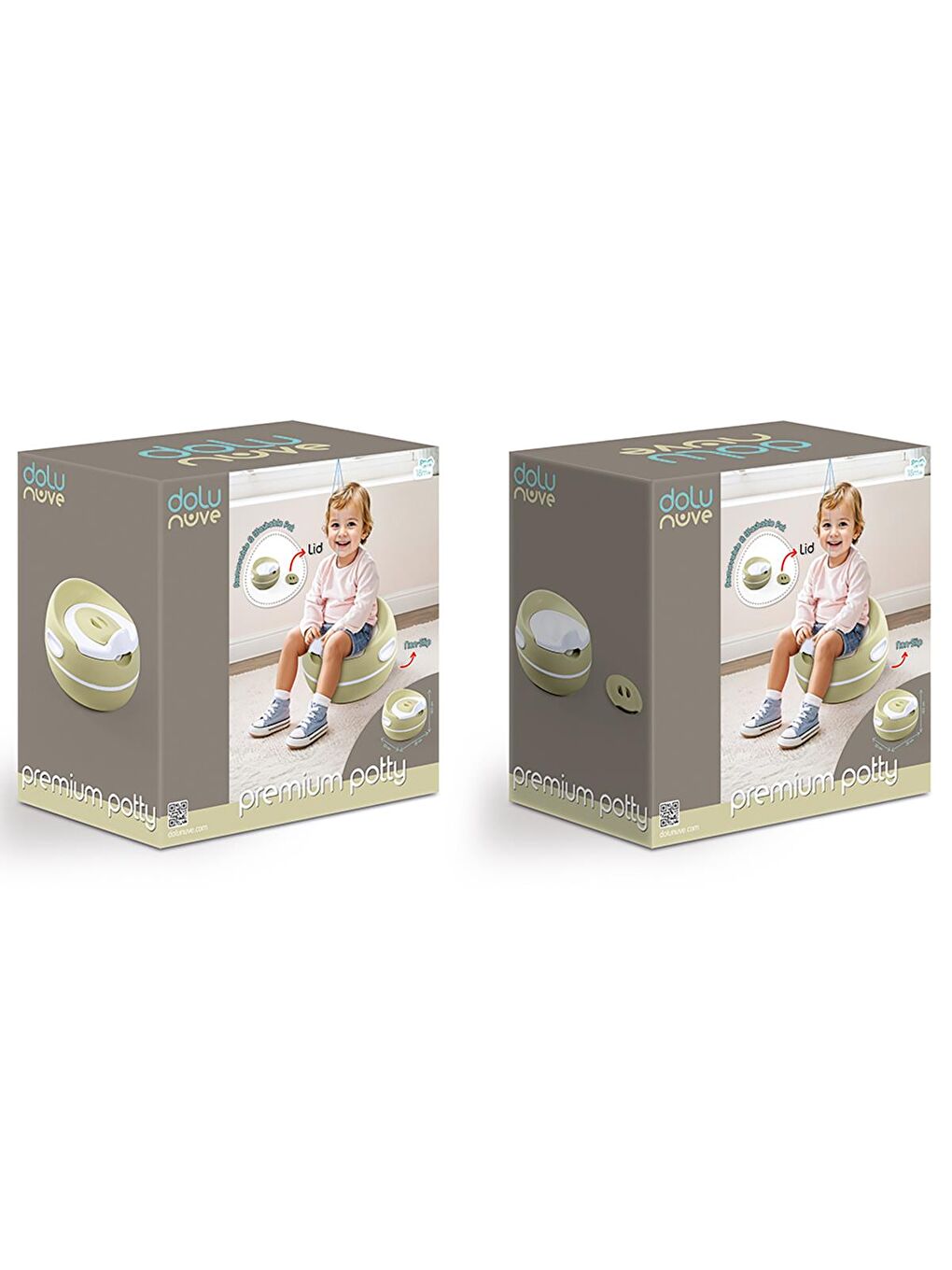 Nuve Premium Lazımlık - Yeşil Standart-1