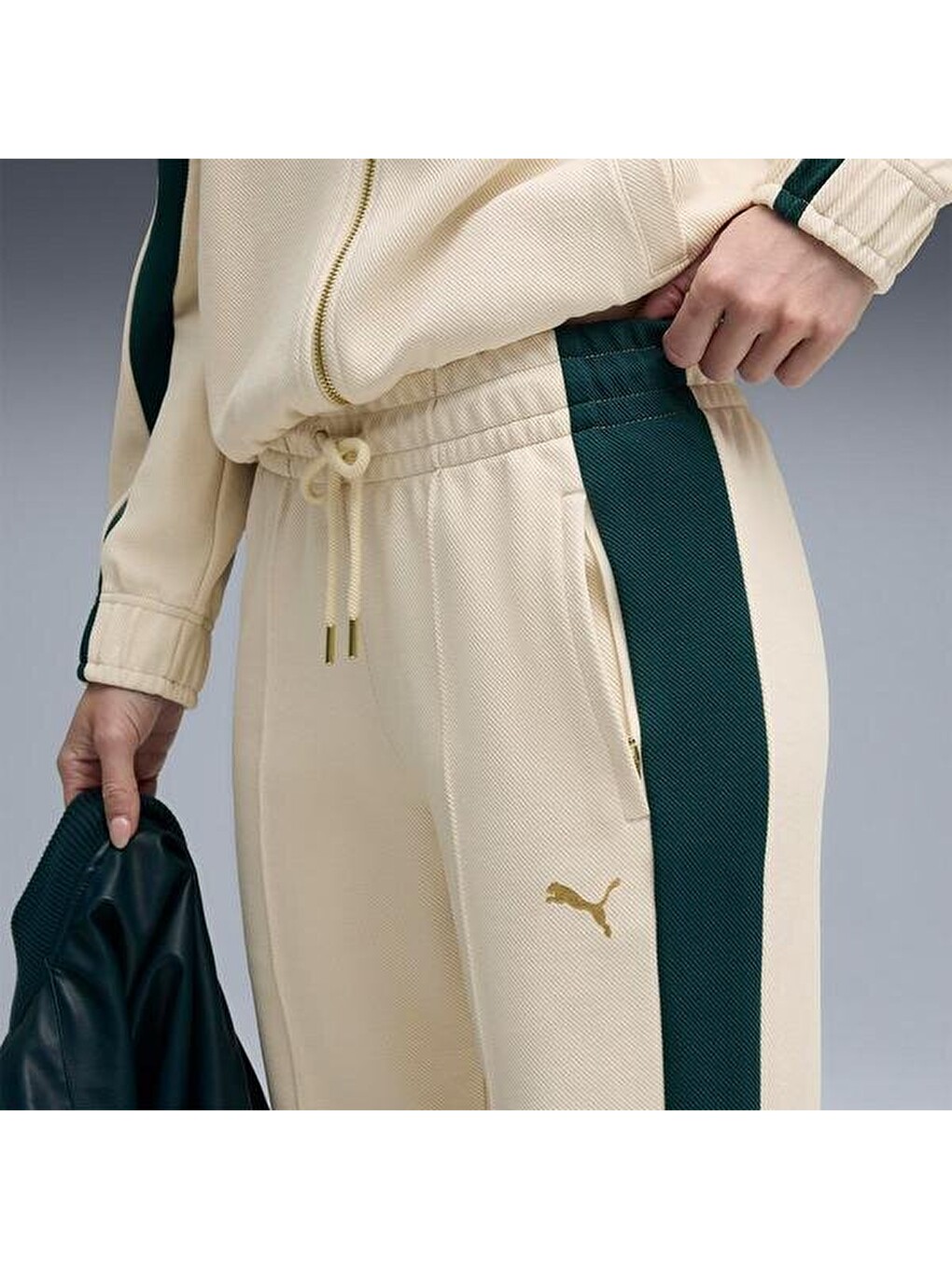 T7 Womens Concept Kadın Ekru Eşofman Altı-3