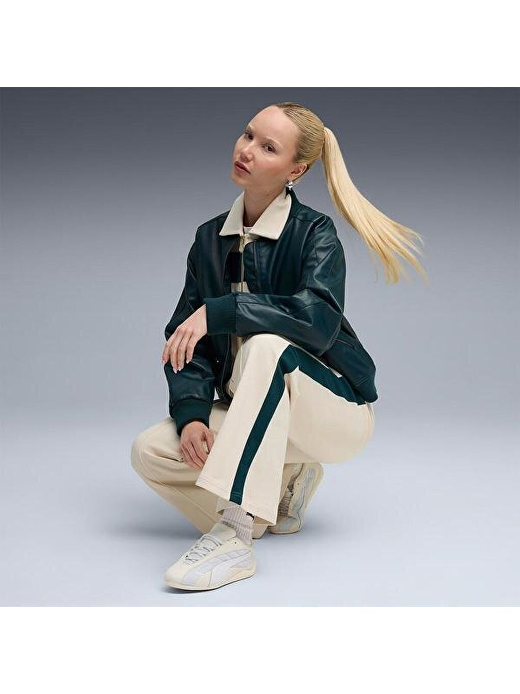 T7 Womens Concept Kadın Ekru Eşofman Altı-4