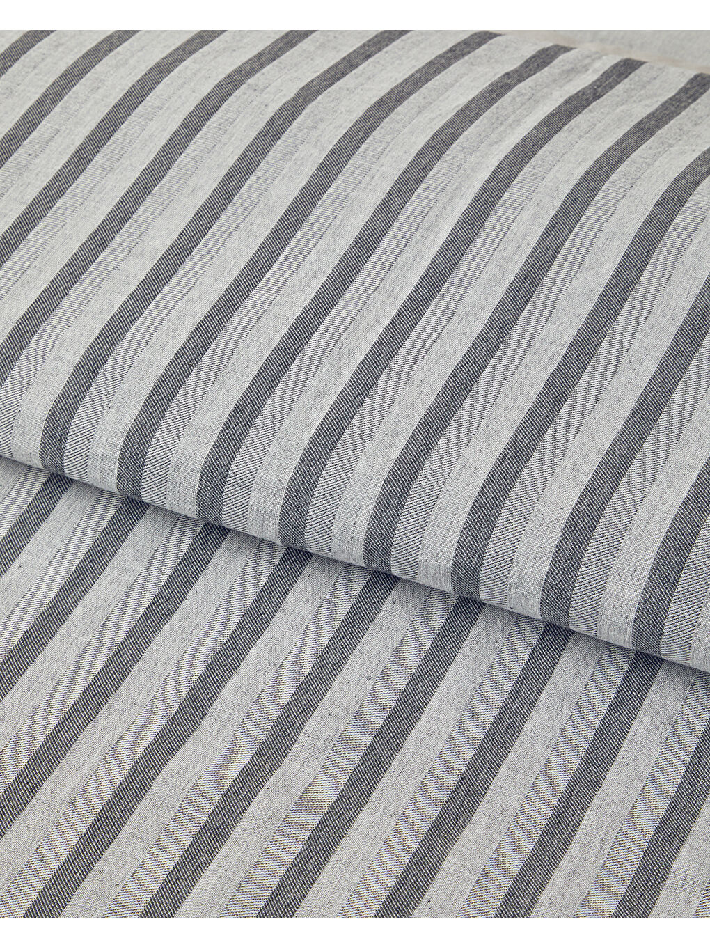 Elite Lines İpliği Boyalı King Size Nevresim Takımı Gri-2