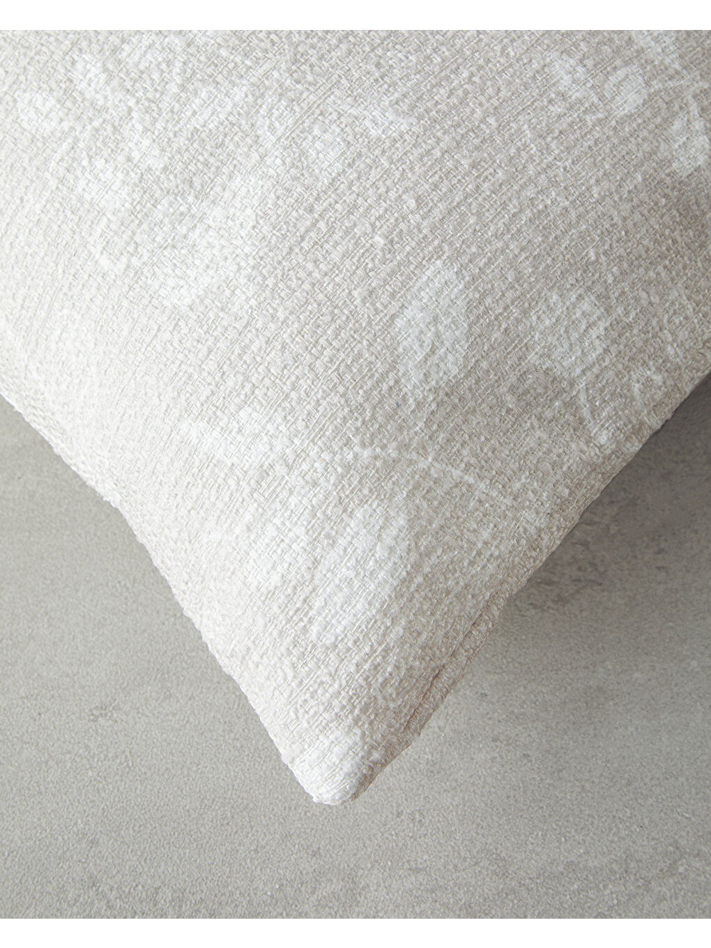 Poline Dekoratif Kırlent 33x50 cm Ekru-1