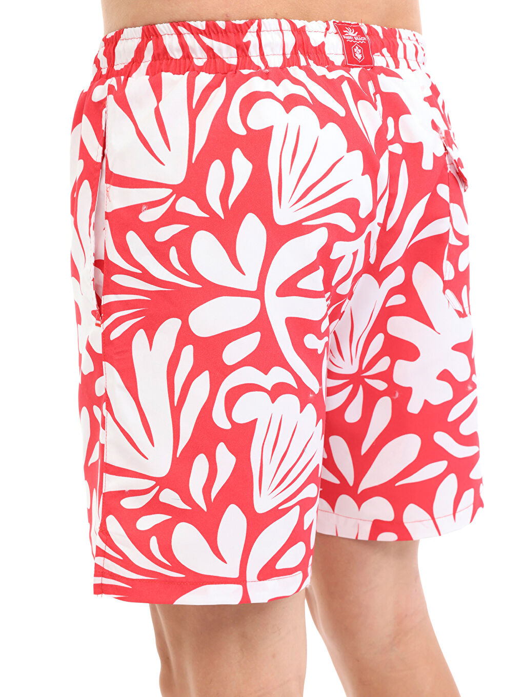 ML RADIA 19HL-04 5FX Kırmızı Erkek Deniz Şortu-1