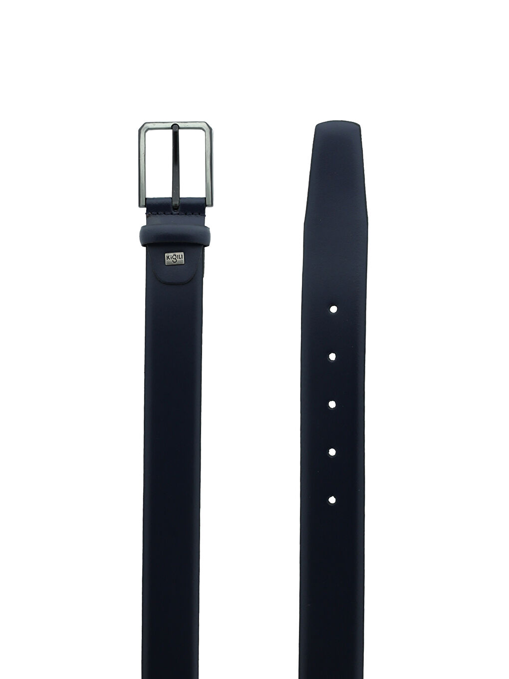 Lacivert Klasik Deri Kemer-1