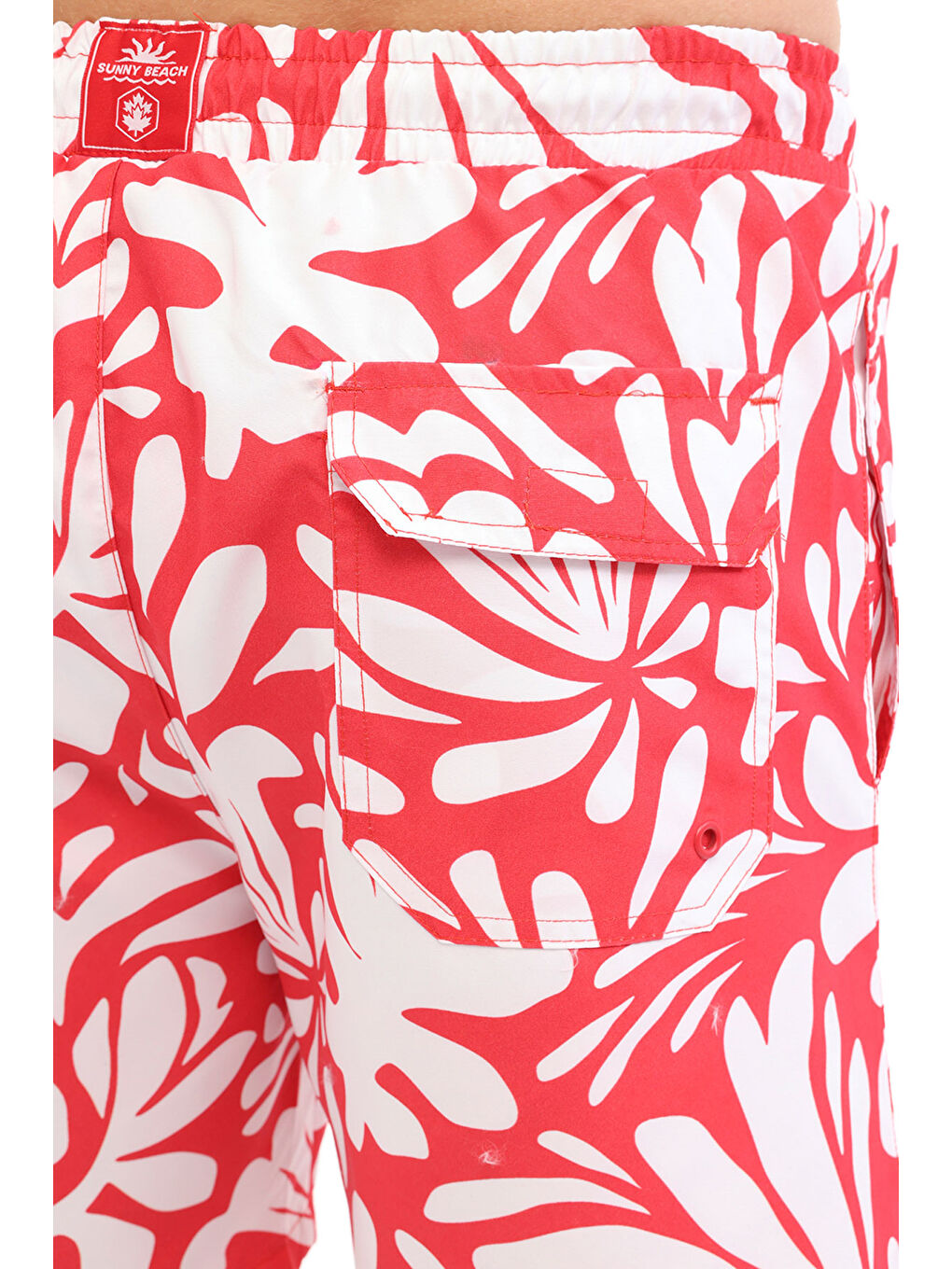 ML RADIA 19HL-04 5FX Kırmızı Erkek Deniz Şortu-3