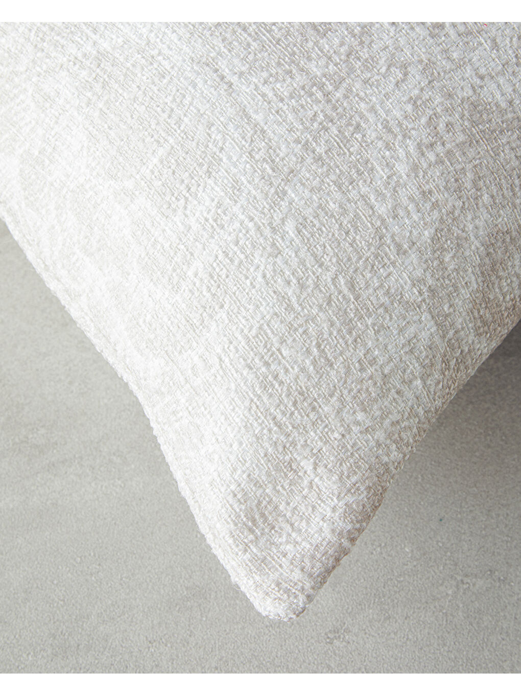 Polline Dekoratif Kırlent 45x45 cm Ekru-1