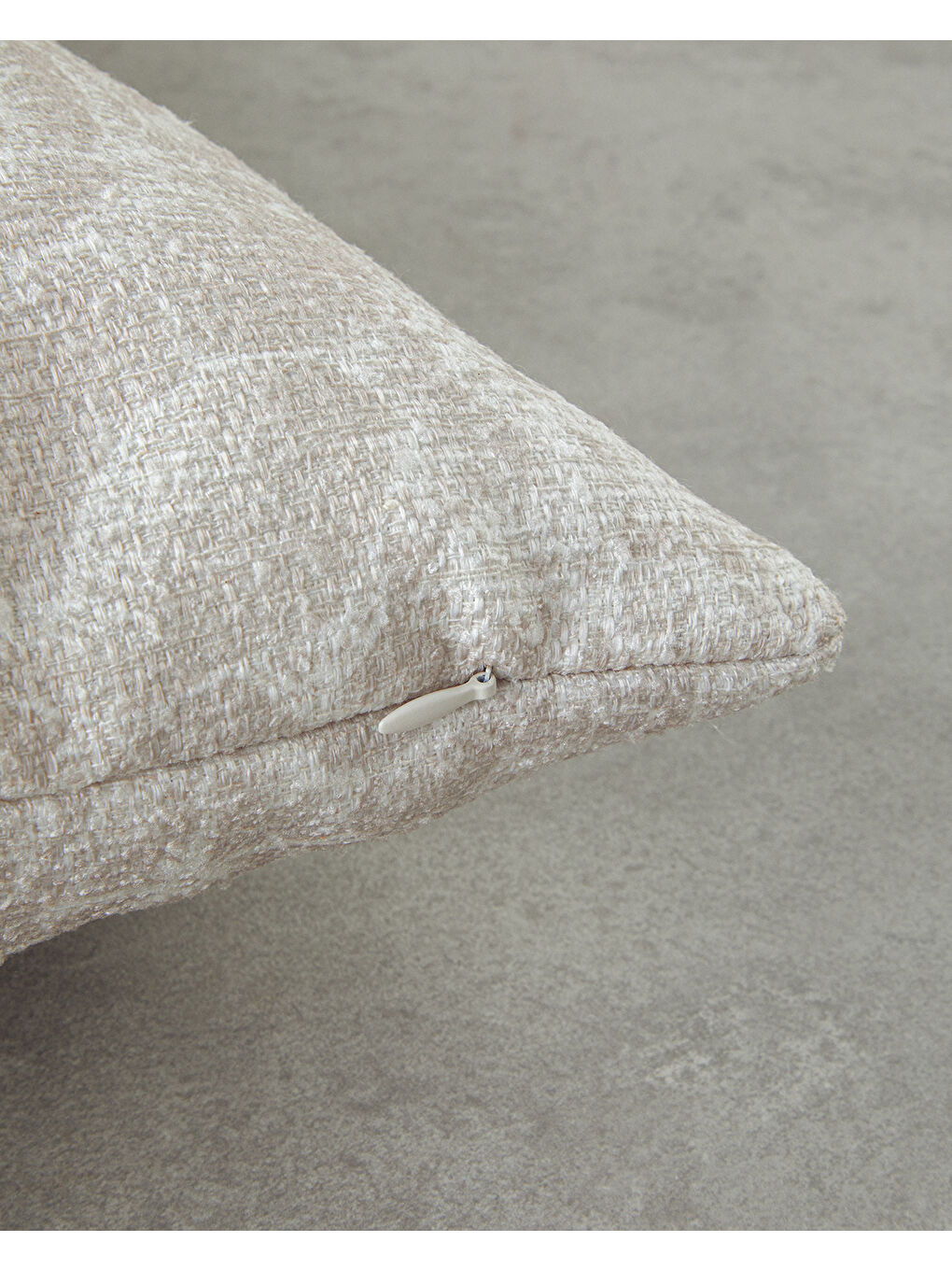 Polline Dekoratif Kırlent 45x45 cm Ekru-2