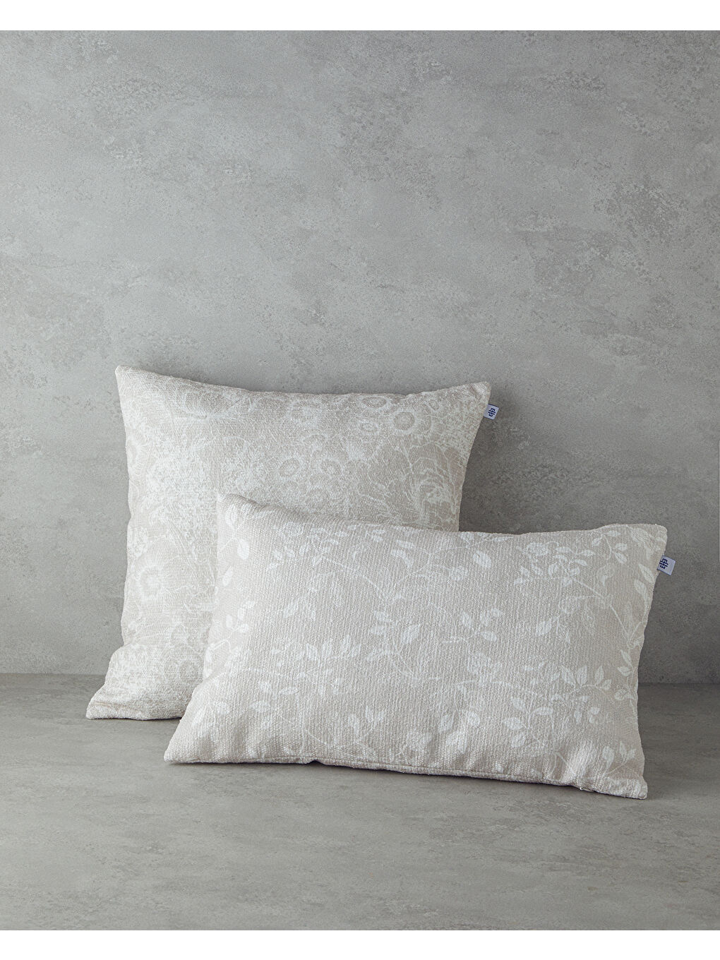 Polline Dekoratif Kırlent 45x45 cm Ekru-3