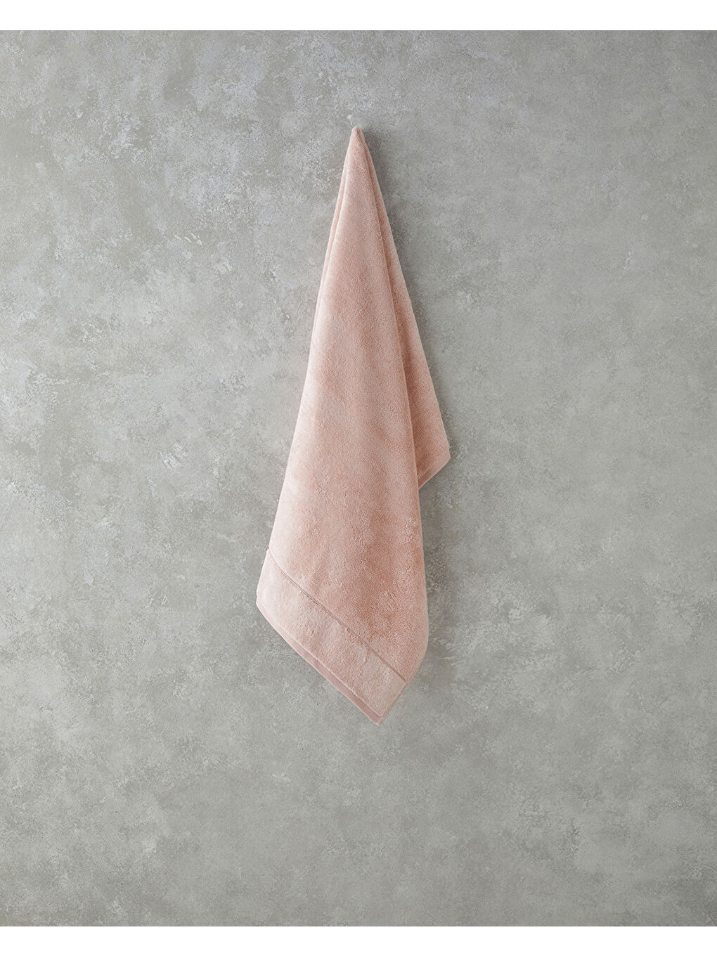 Leafy Bambu Banyo Havlusu 70x140 cm Pembe
