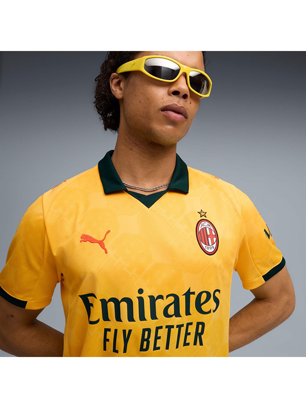 Sarı AC MILAN 25/26 Erkek Üçüncü Forma-4