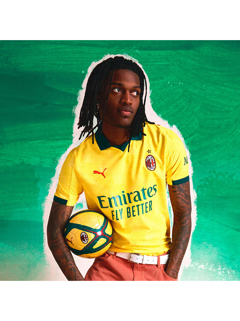 Sarı AC MILAN 25/26 Erkek Üçüncü Forma-6