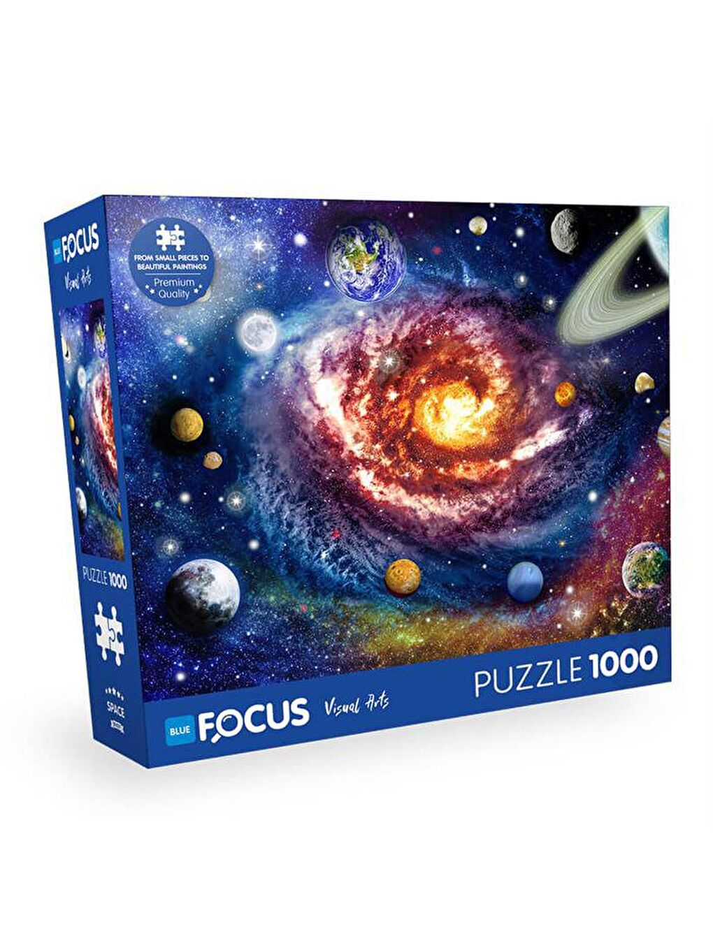 Blue Focus Karışık 1000 Parça Puzzle Space (Uzay)