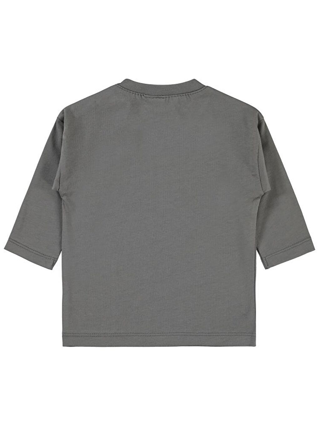 Baby Basic 6-18 Ay Sweatshirt - Gri 12-18 Ay-1