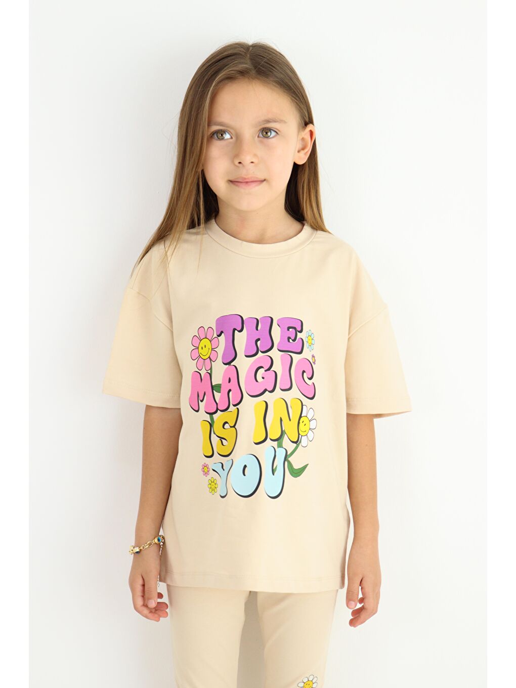 Bej Kız Kapri Takım 2-8 Yaş-1