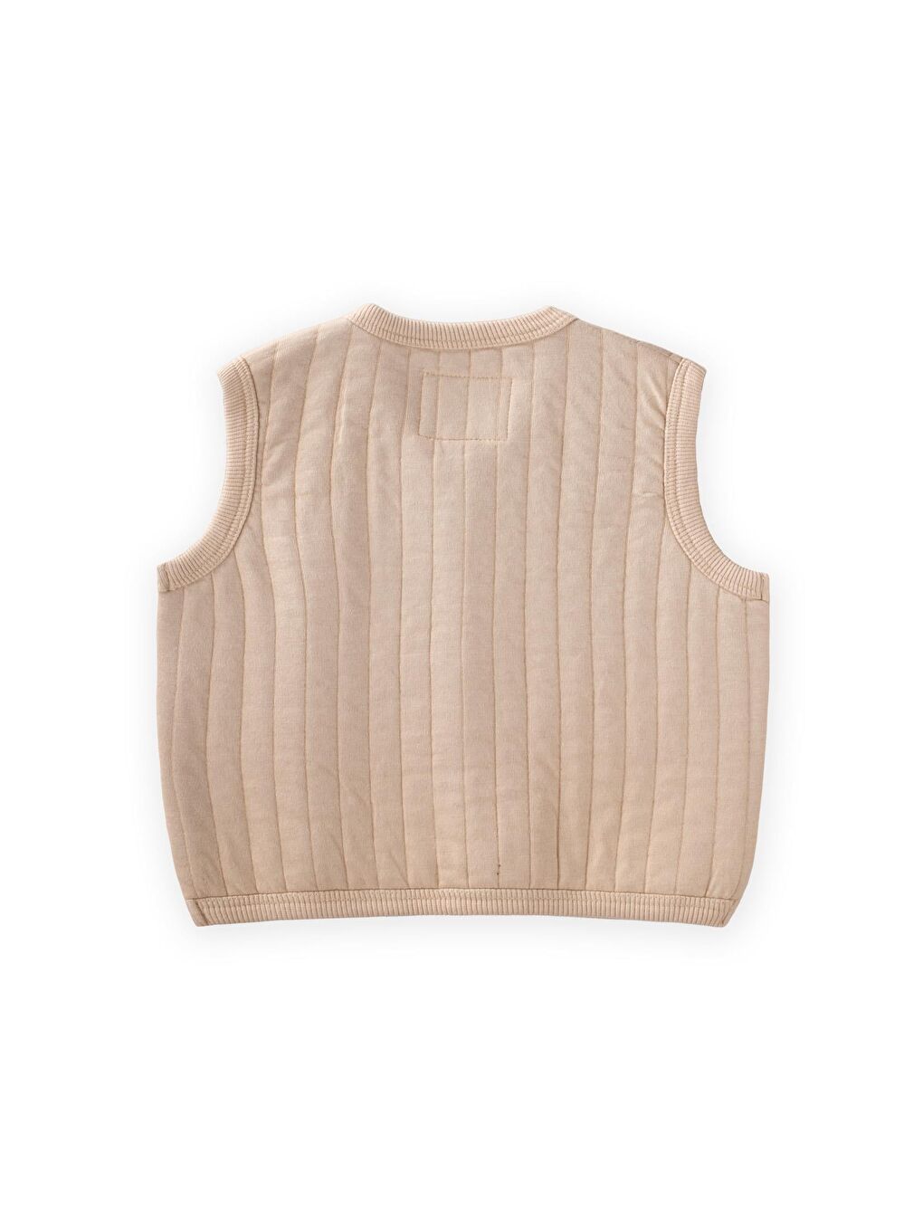 Kapitone Yelek 0-6 Yaş Bej-2