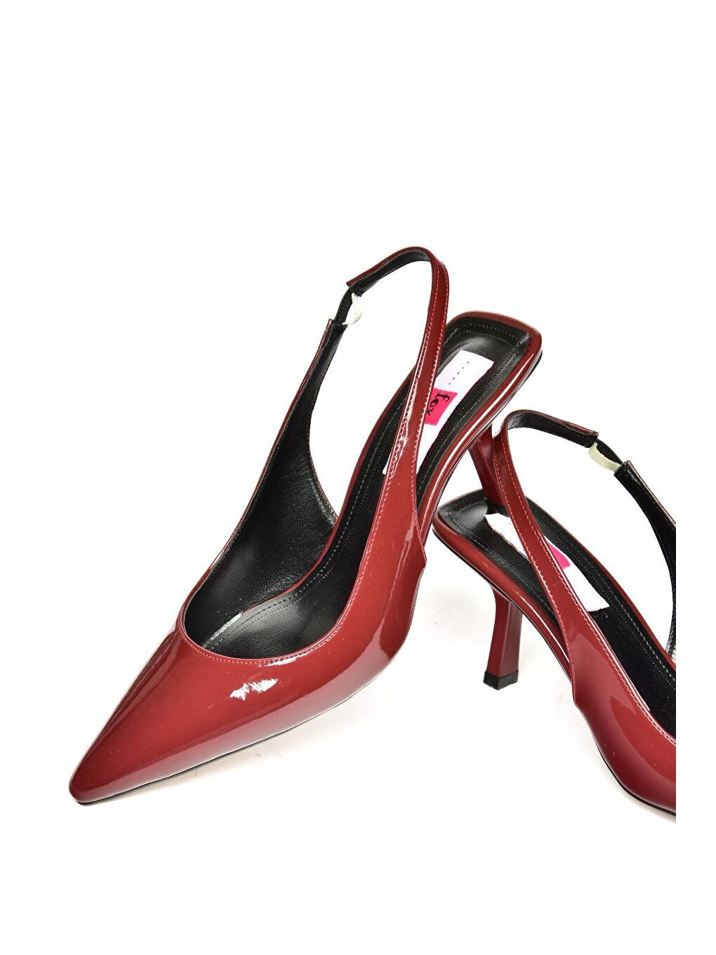 S8208601 Bordo Kadın Topuklu Ayakkabı-2