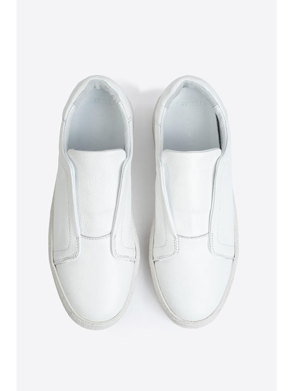 Beyaz Erkek Deri Ayakkabı-4